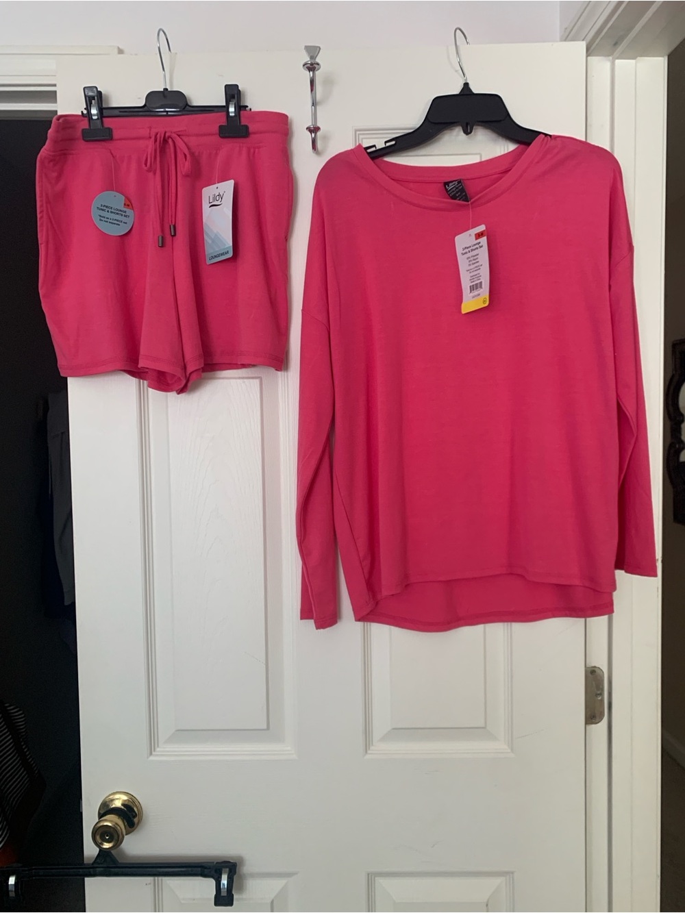 Women's Athletic Shorts in Vibrant Pink - Lightweight Everyday Activewear